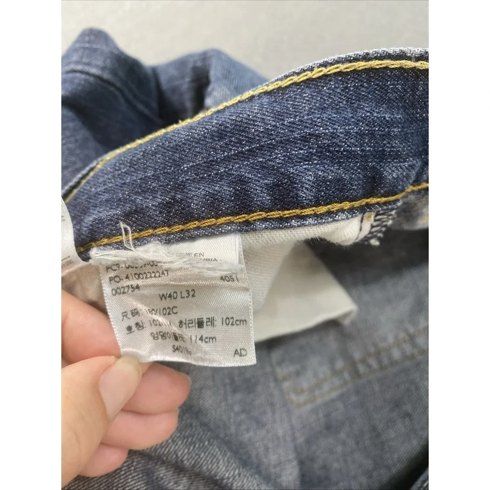 Levis 569 Mens Jeans Dark Wash 40x32 Loose‎ Straight Fit Modern Laid Back